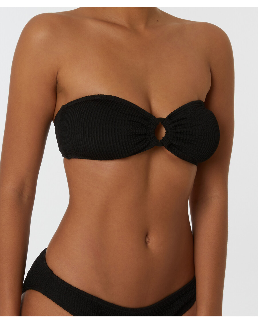 Strukturiertes Bikini-Oberteil