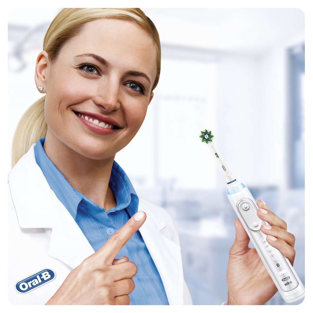oral-b Oral-B CrossAction Brossette Avec CleanMaximiser, 8 Brossettes De Rechange