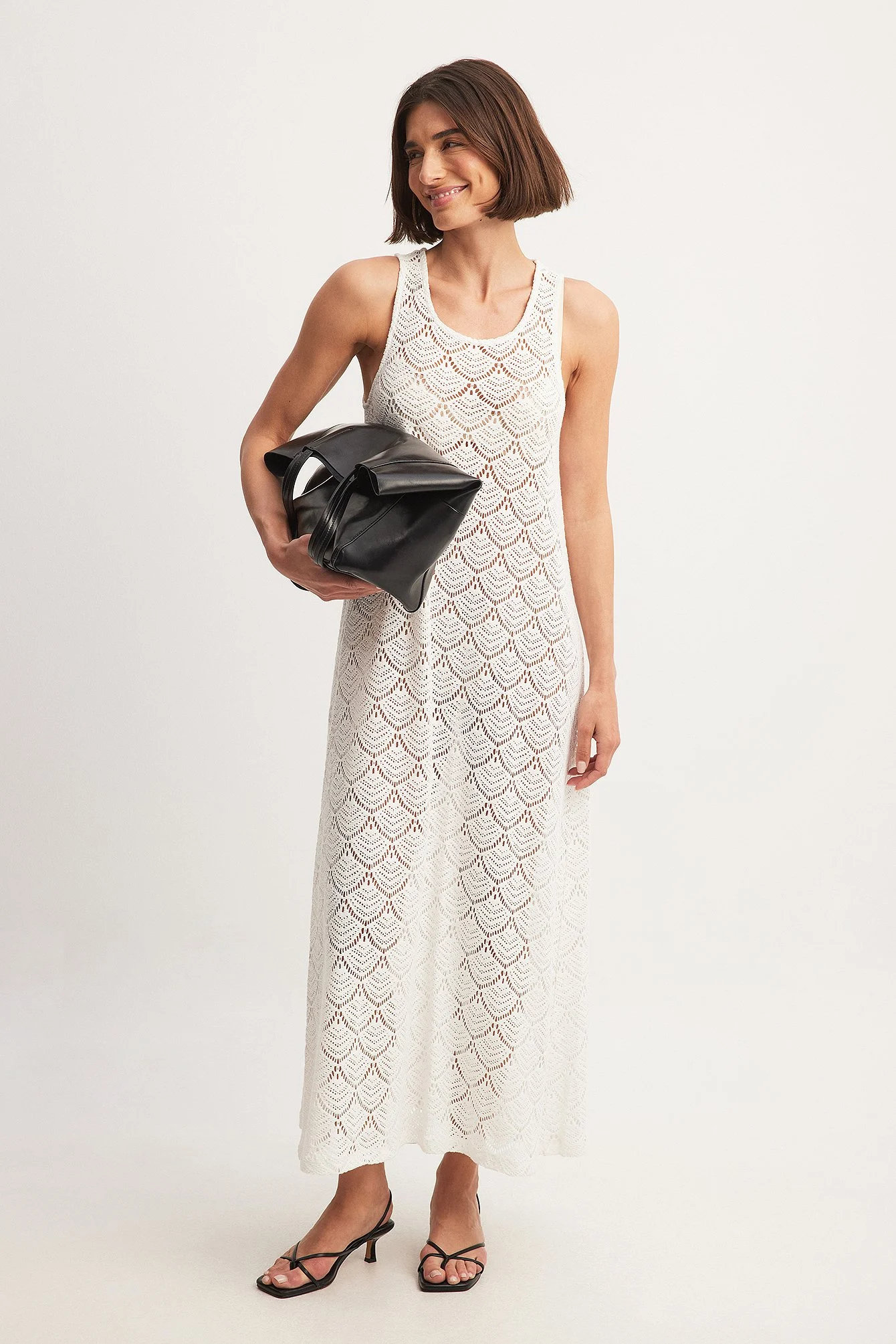 Maxi-Häkelkleid