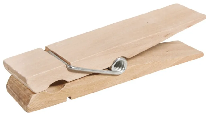 Rayher Holz Wäscheklammer XL 15x3,5cm Natur
