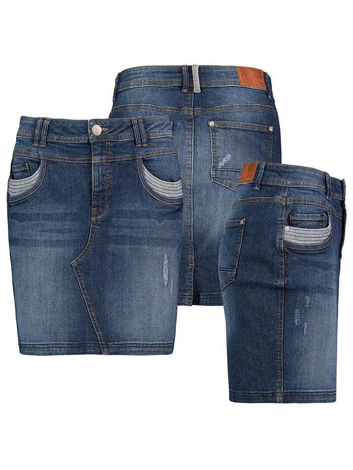 Sublevel Jeansrock in Dunkelblau günstig kaufen