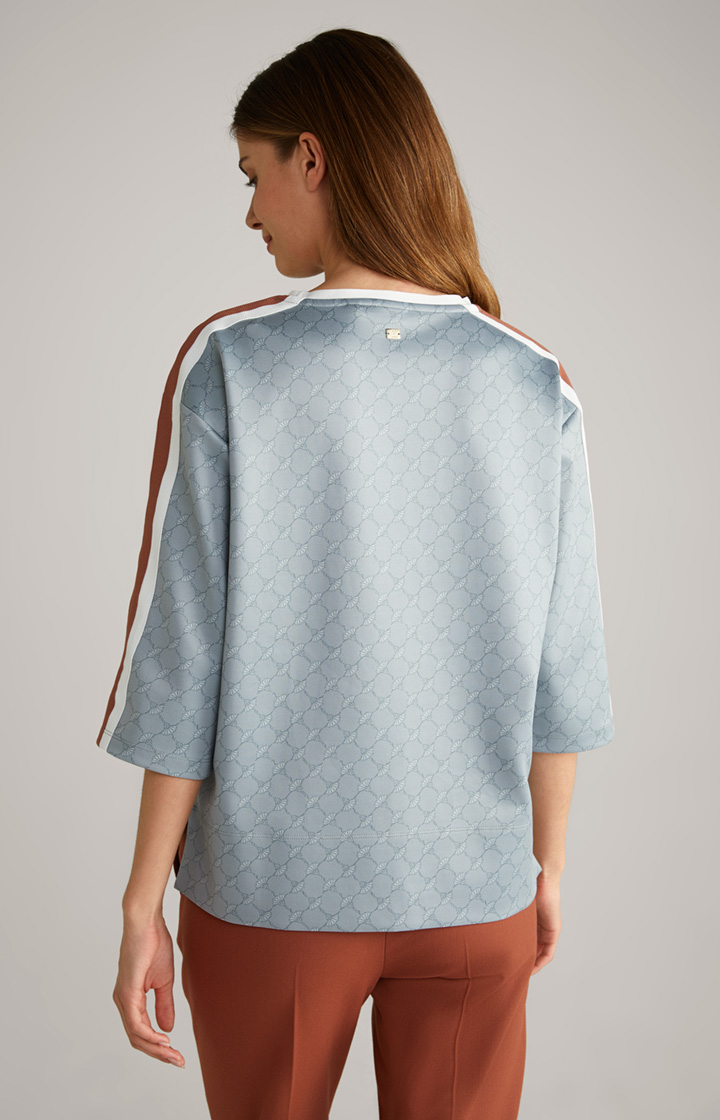 Sweatshirt in Blaugrau