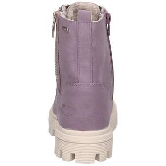 Tom Tailor Schnür Boots in lila