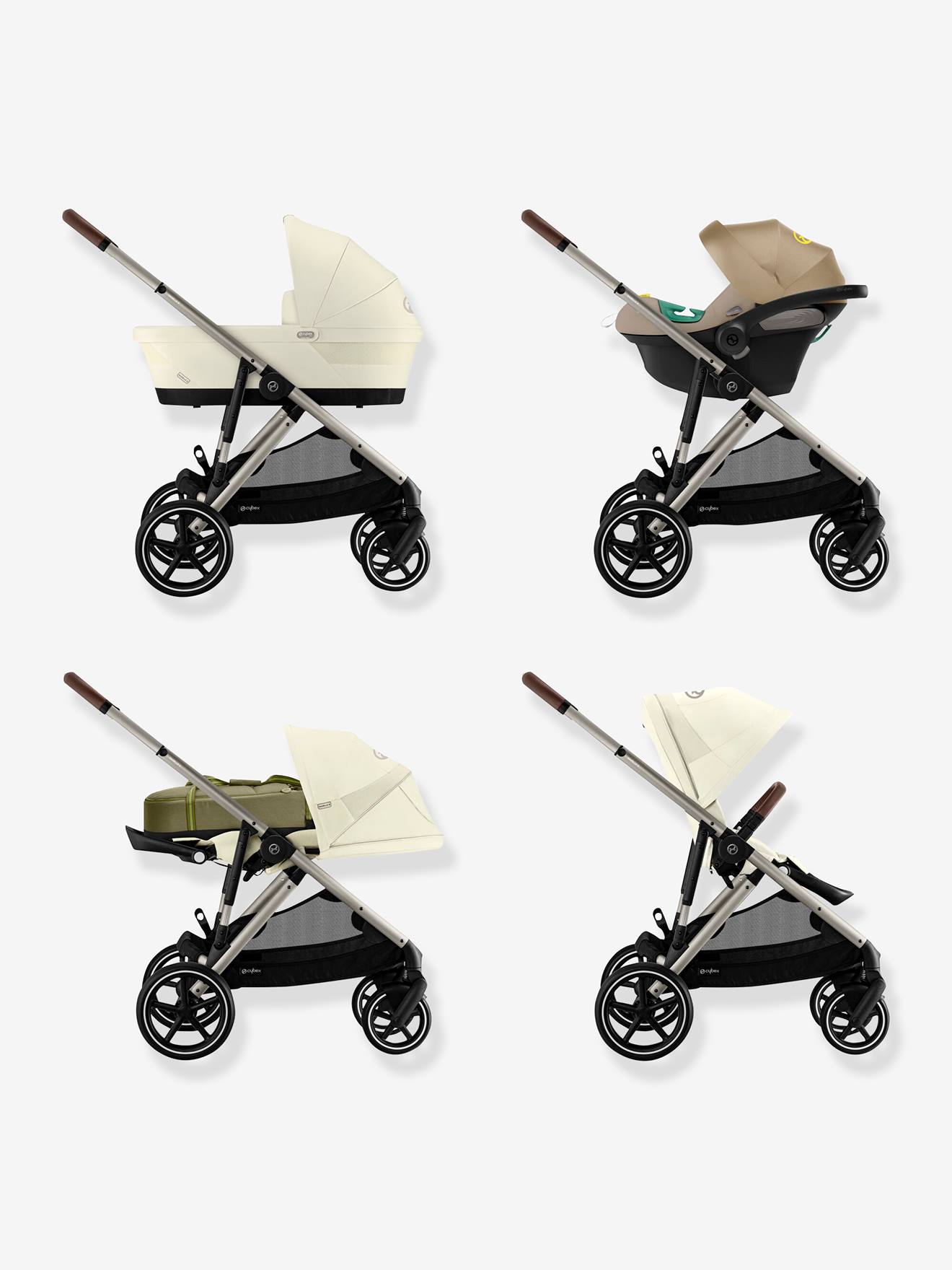 Poussette évolutive CYBEX Gold Gazelle S beige