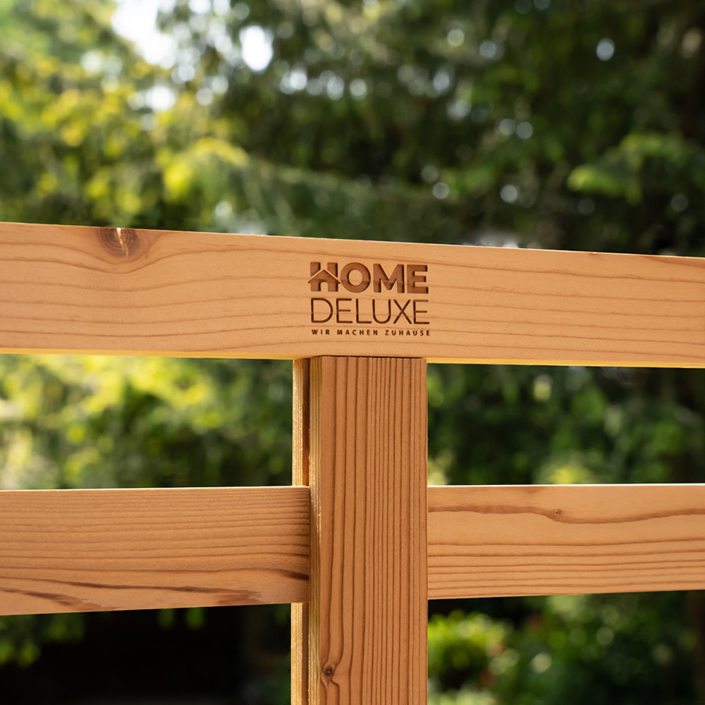Home Deluxe Holzzaun SOMA - 1x Element   2x Pfosten