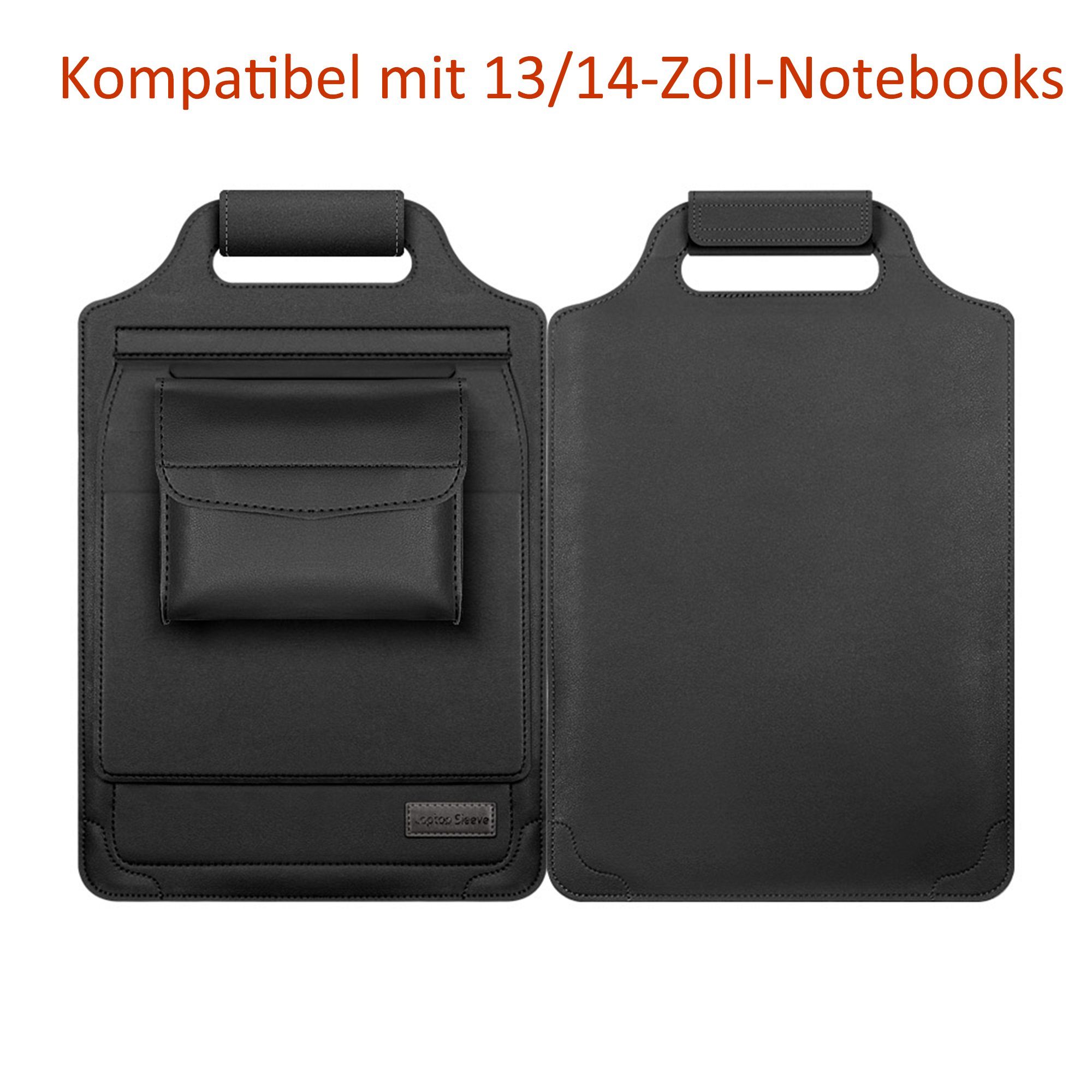 Tisoutec Laptoptasche Laptoptasche 13/16 Zoll für MacBook,Surface Hülle