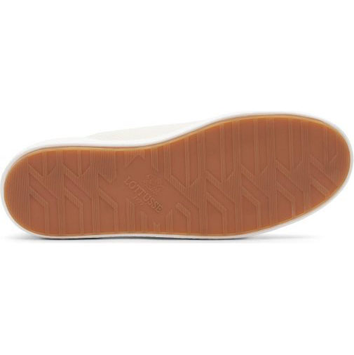 Lottusse SneakerAusGenarbtemKalbslederInCremeweiß