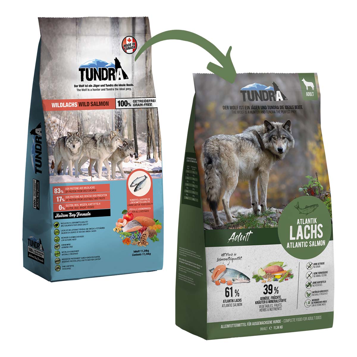 Tundra Trockenfutter Atlantik Lachs günstig kaufen bei ZooRoyal