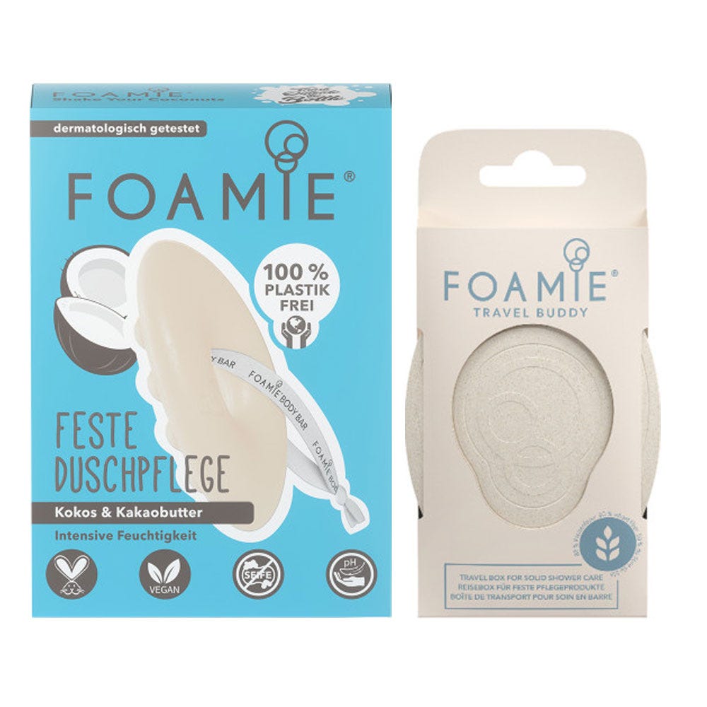 FOAMIE Shake Youre Coconuts Duschpeelin Pflegeset