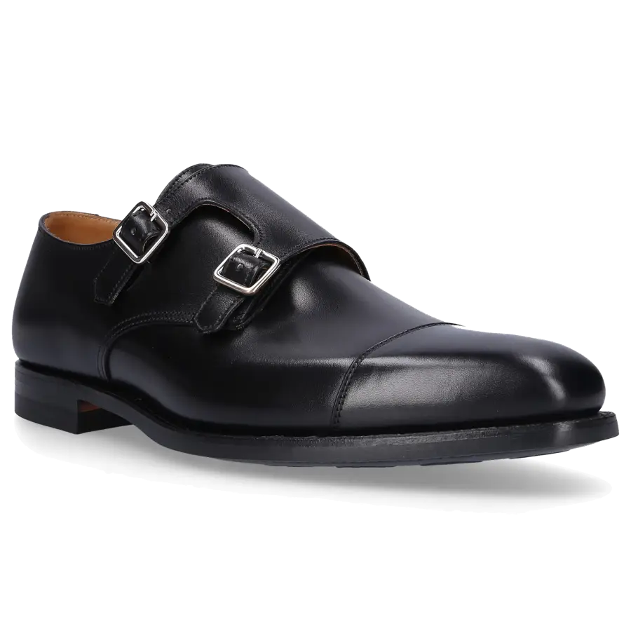 Crockett & Jones - Monk Schuhe LOWNDES schwarz - schwarz