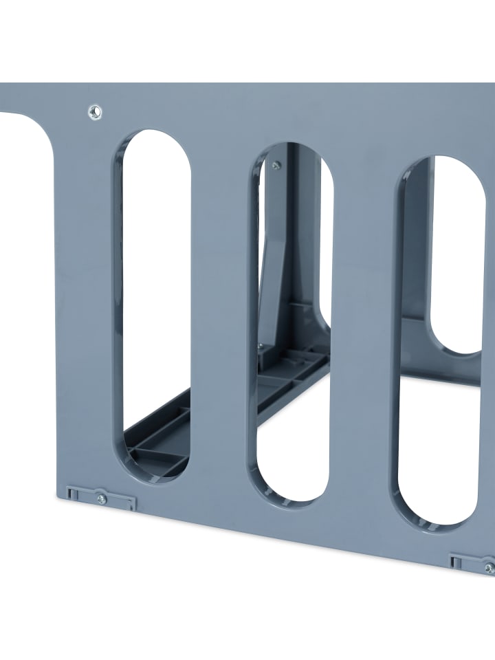 relaxdays Einbaumülleimer in Grau je 8 L - (B)34,3 x (H)35,1 x (T)48 cm günstig kaufen onesize