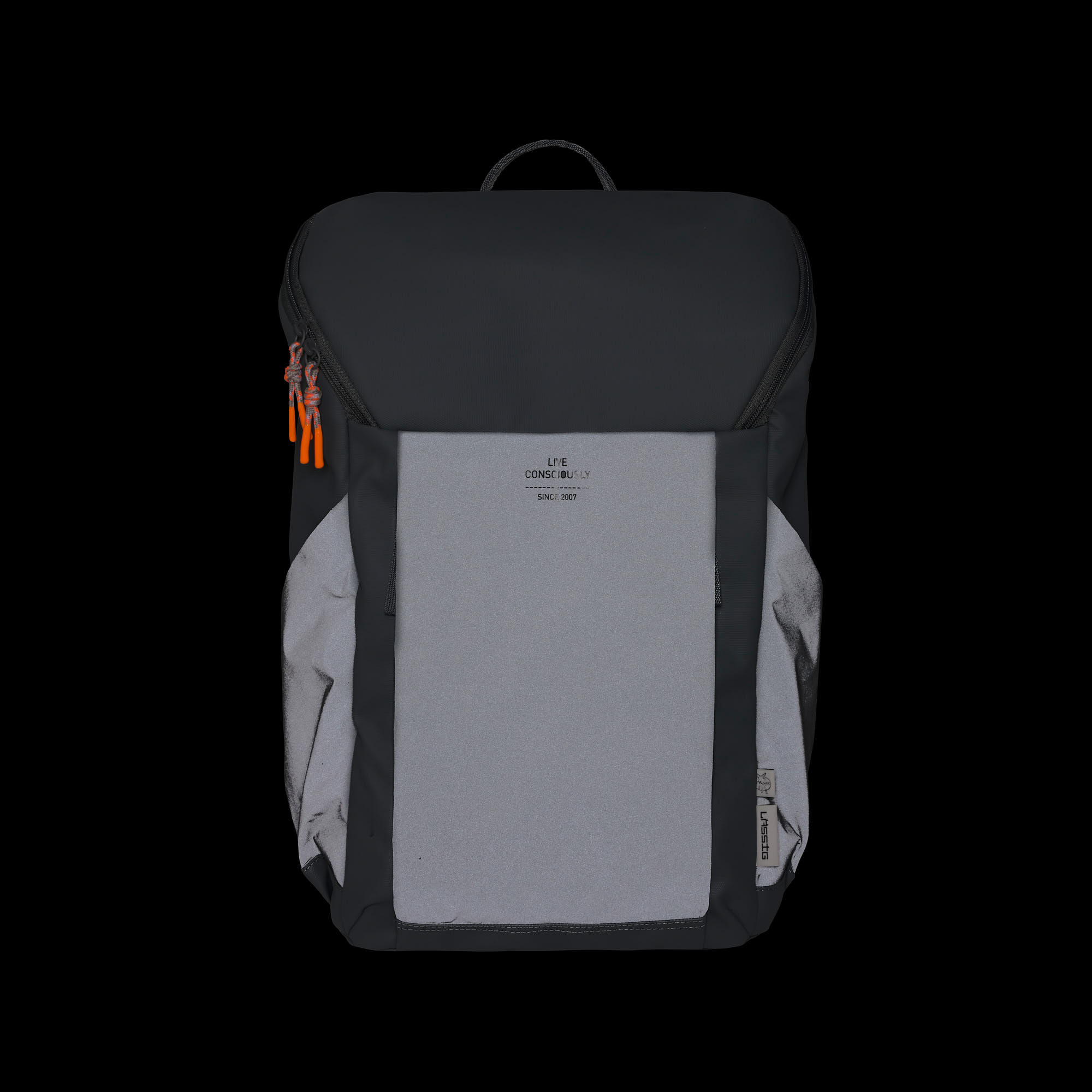Wickelrucksack reflektierend - Slender Up Backpack, Anthrazit