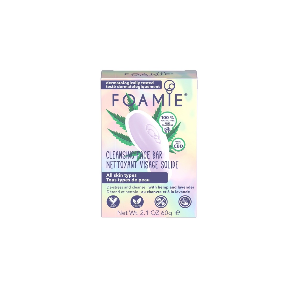 Foamie Face bar I Beleaf in you nettoyant visage solide