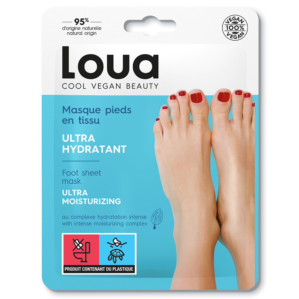 Loua Masque en tissu Pieds Ultra-Hydratant