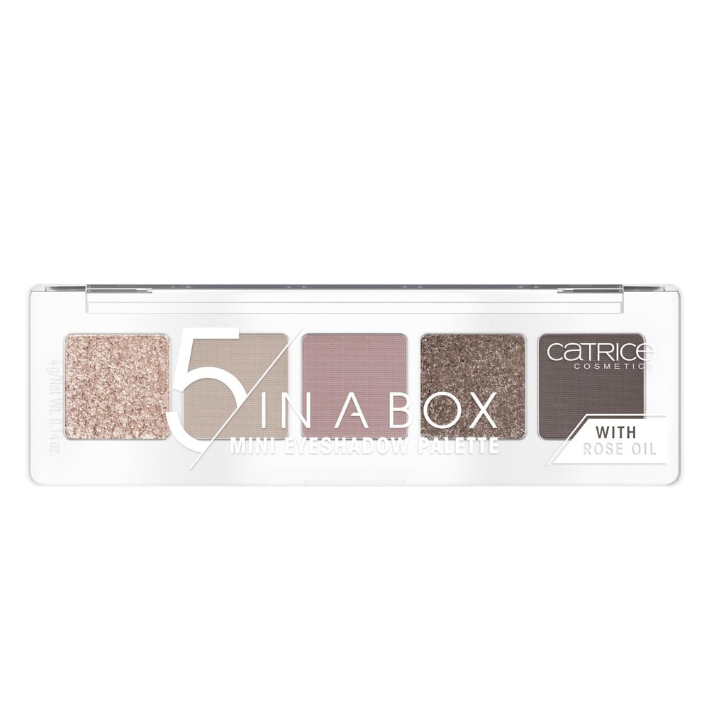 catrice 5 In A Box Mini palette fards à paupières 020 Soft Rose Look Palette d'Ombres à Paupières
