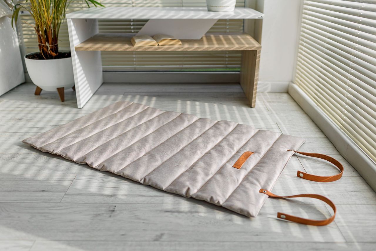 Animood Hunde-Rollmatte Luna Hundeteppich universal beige