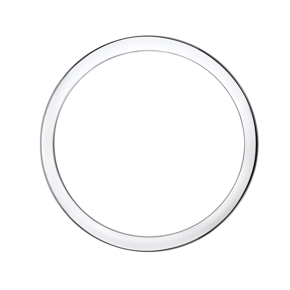 KUZZOI KUZZOI Bague Bandring pour homme en émail Geo de base, occasionnel, en argent ste Bague