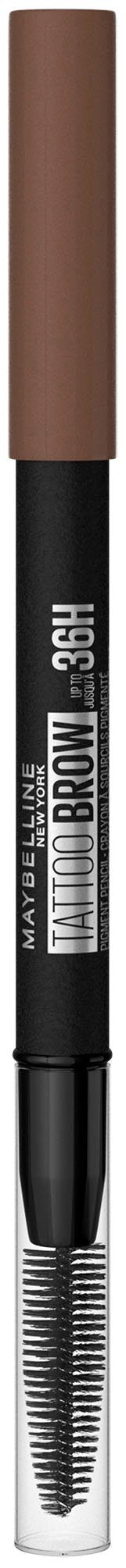 MAYBELLINE NEW YORK Augenbrauen-Stift Tattoo Brow 36H, mit Bürste, wasserfeste Formel, Augen-Make-Up