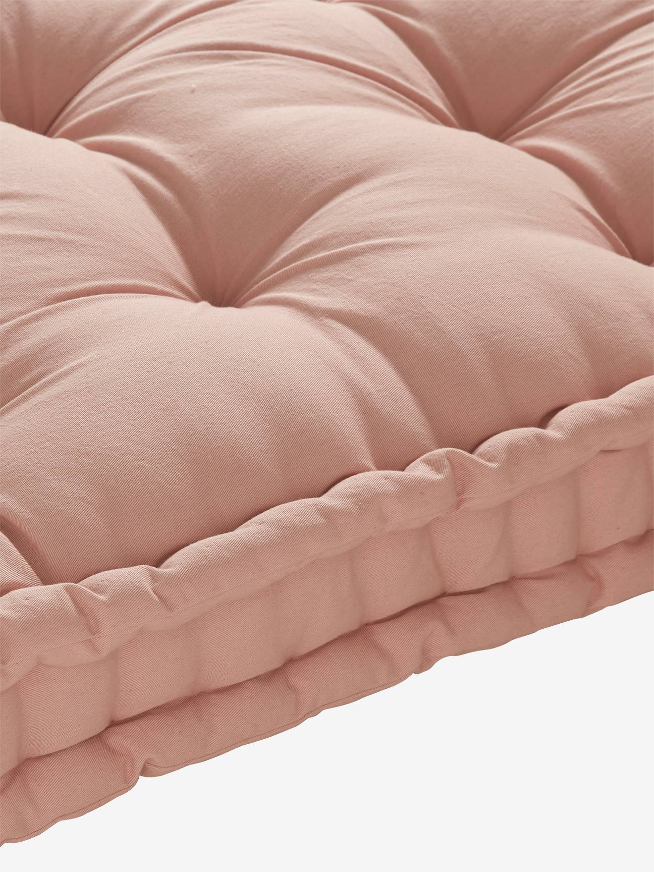Matelas de sol style futon rose poudré