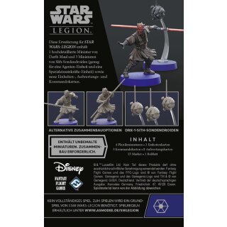 Star Wars Legion: Darth Maul and Sith Probe Droids Erweiterung (DE)