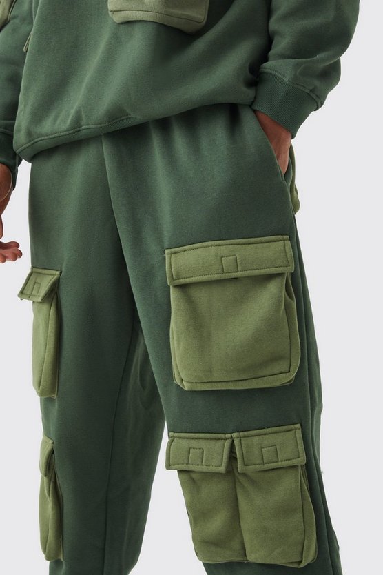 Oversize Utility-Jogginghose mit Taschen