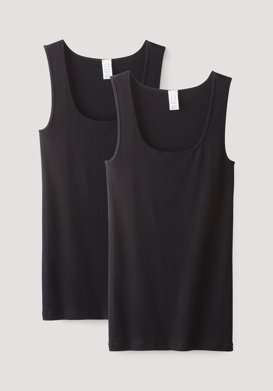 Tanktop PureDAILY im 2er-Set aus reiner Bio-Baumwolle