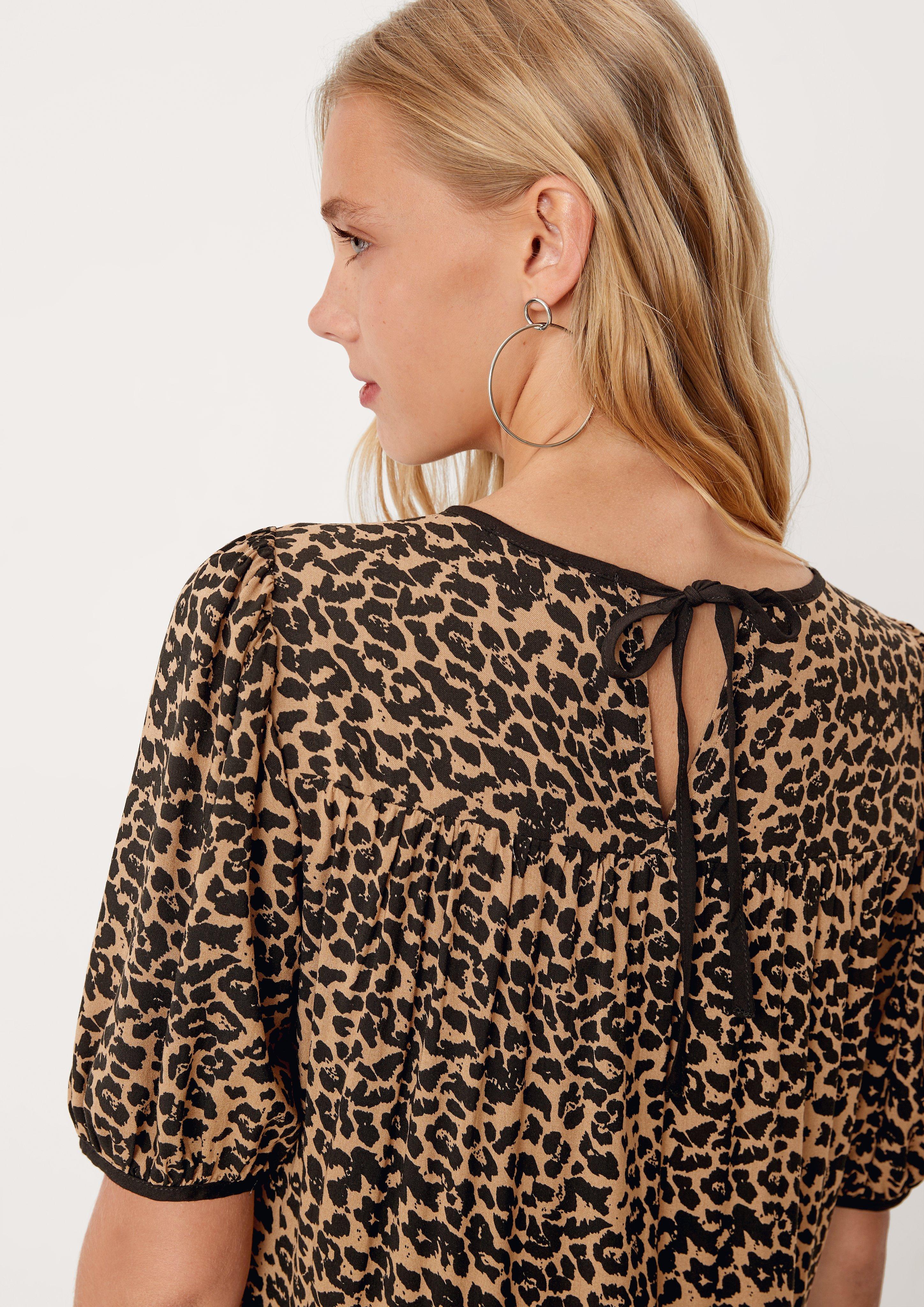 Stufenkleid mit Animalprint  2125255-84A1