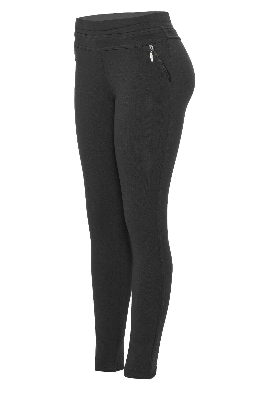Kendindza Collection Thermoleggings Damen gefüttert Thermo Leggings Innenfleece Winterhose stretch Gummibund