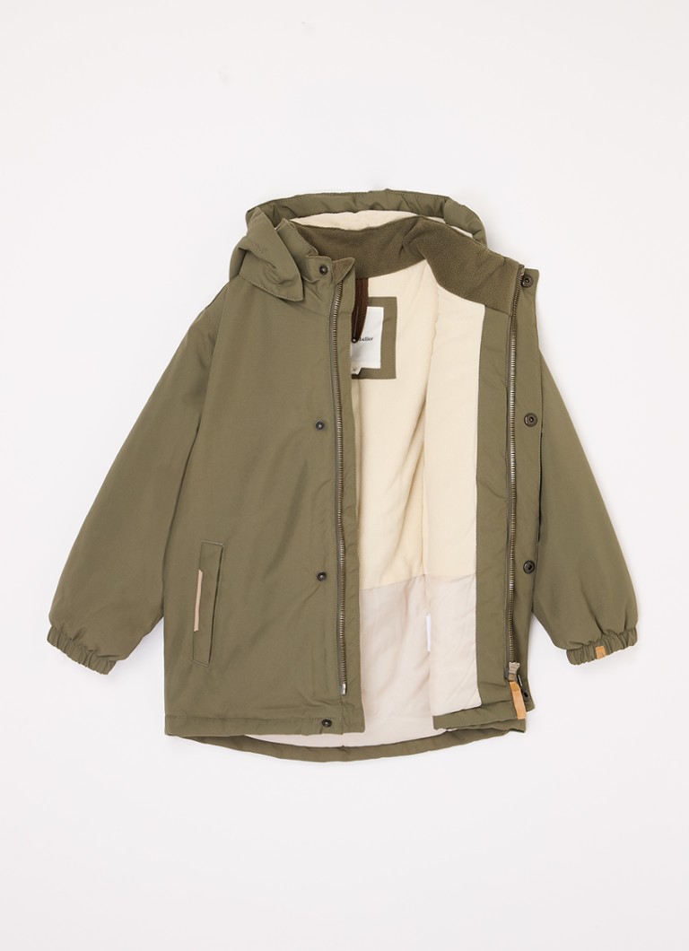 Parka matlasată Lil' Atelier NMN Lasnow cu glugă detașabilă