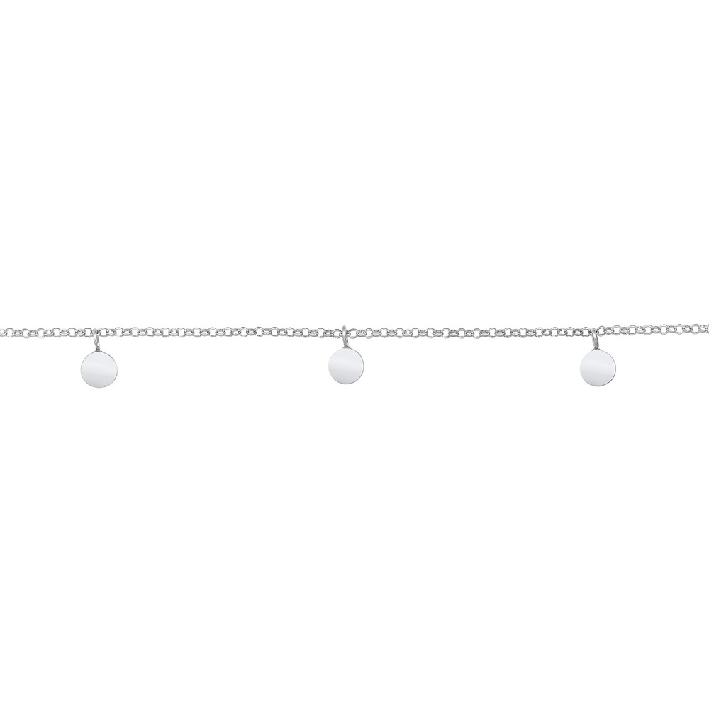 Elli Elli Collier Pendentif femme choker plaquette style boho en argent 925 sterling collier