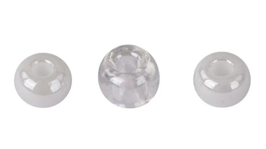 Rayher Glas-Großlochradl, 8,7mm ø 55 g