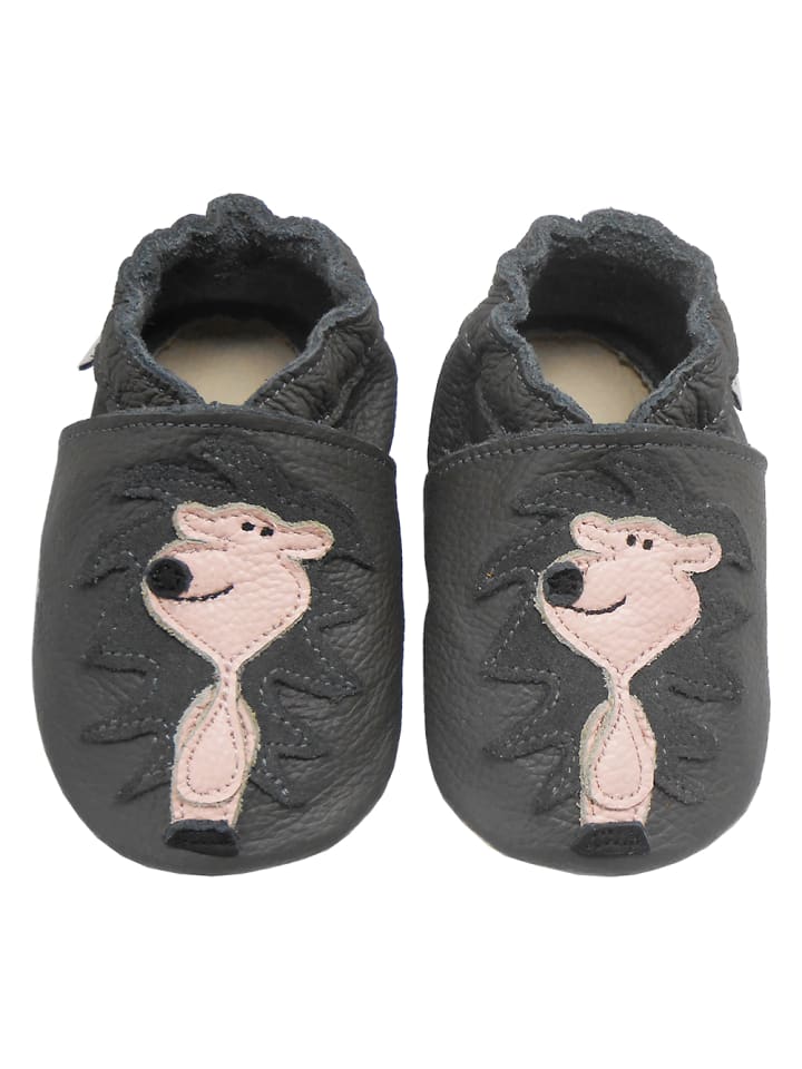 Yalion Baby Krabbelschuhe in Löwe Grau günstig kaufen