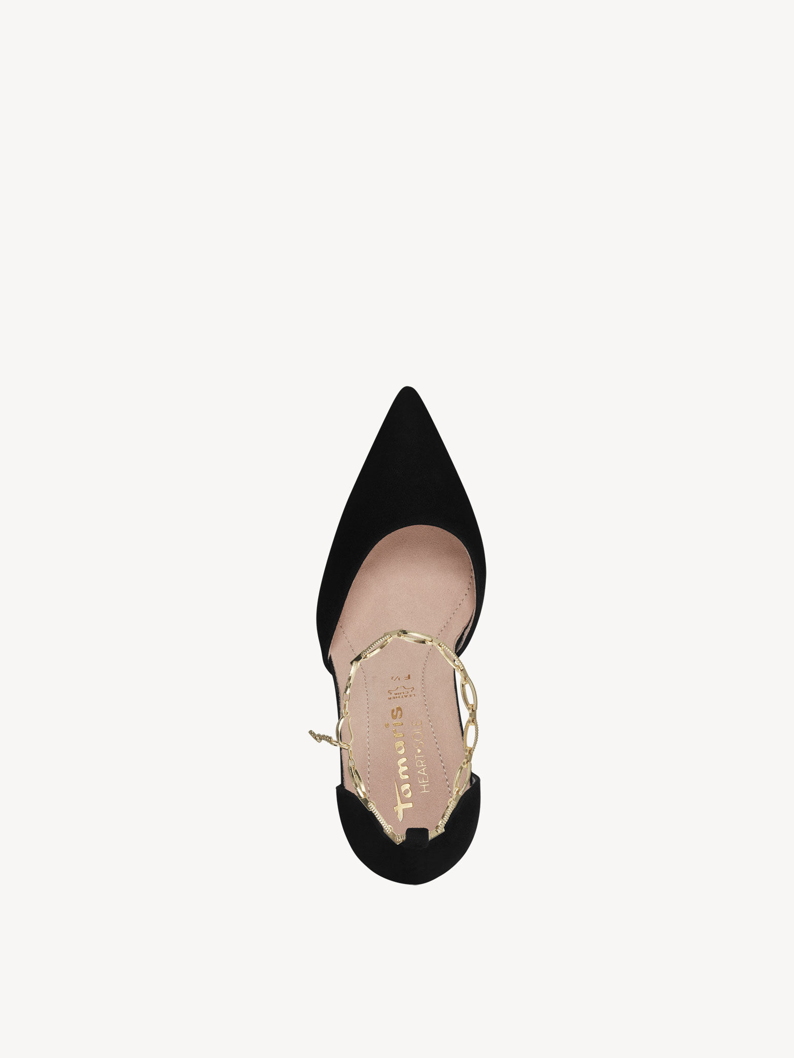 Escarpin en cuir - noir