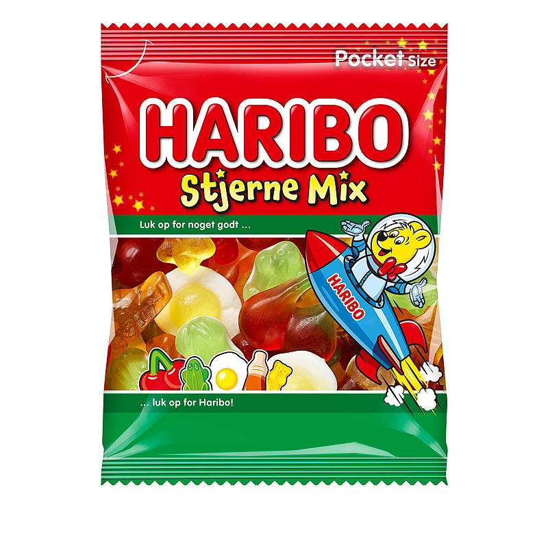 Haribo Stjerne mix 80 g Haribo
