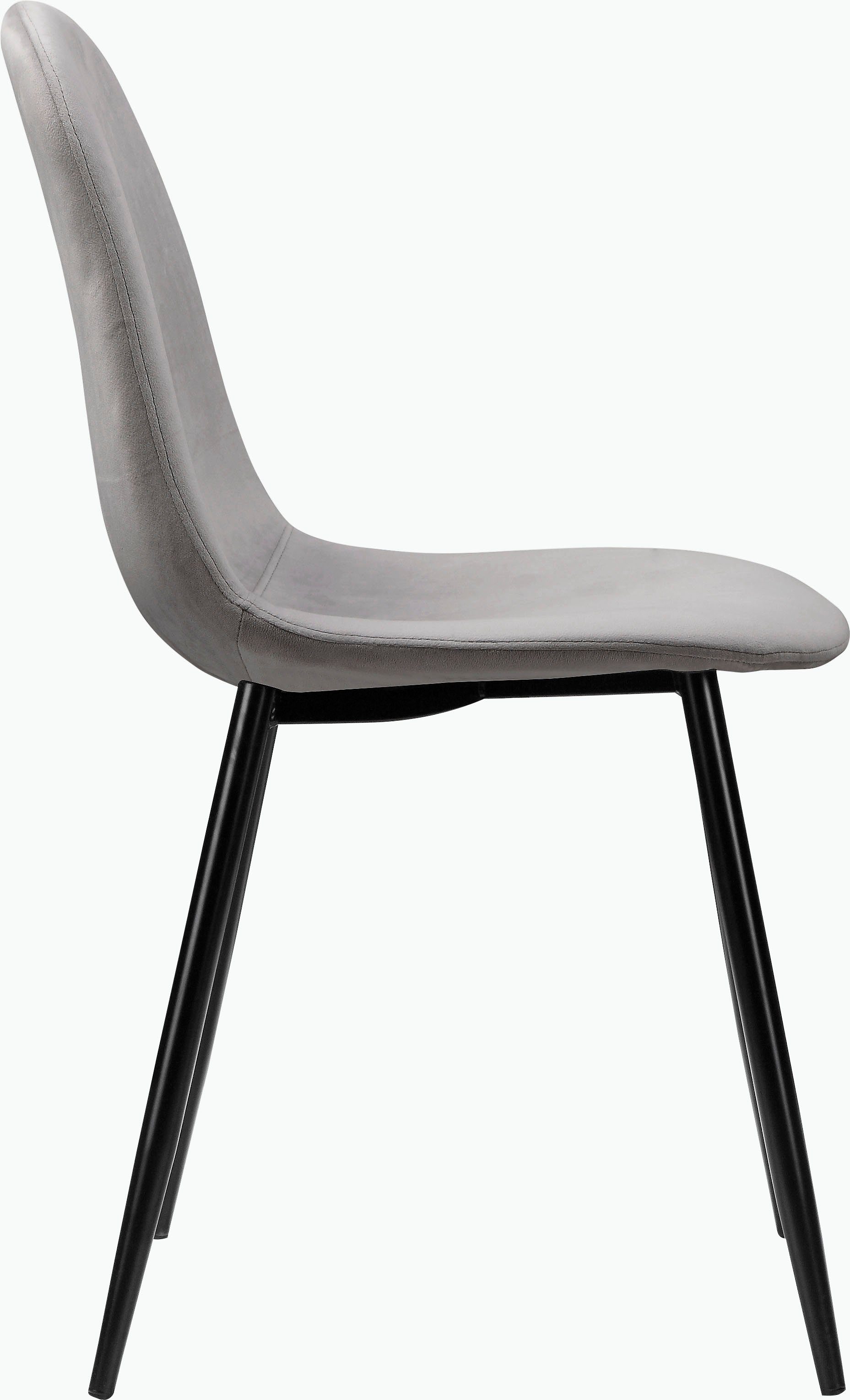 Leonique Essgruppe Eadwine, (Set, 5-tlg), bestehend aus Eadwine Esstisch 120 cm und 4 Eadwine Esszimmerstühlen