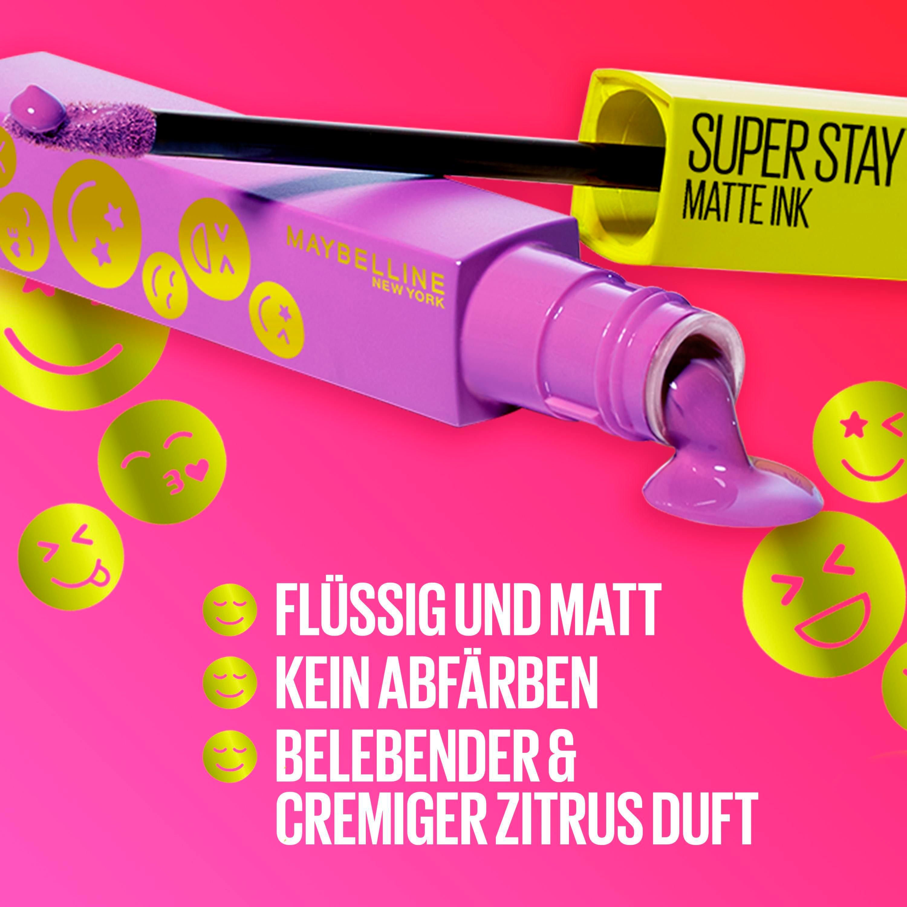 MAYBELLINE NEW YORK Lippenstift Maybelline New York Super Stay Matte Ink Lippenstift