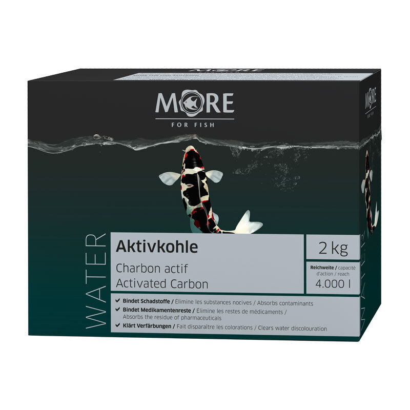 MORE Fischpflege MORE FOR FISH Aktivkohle 2kg