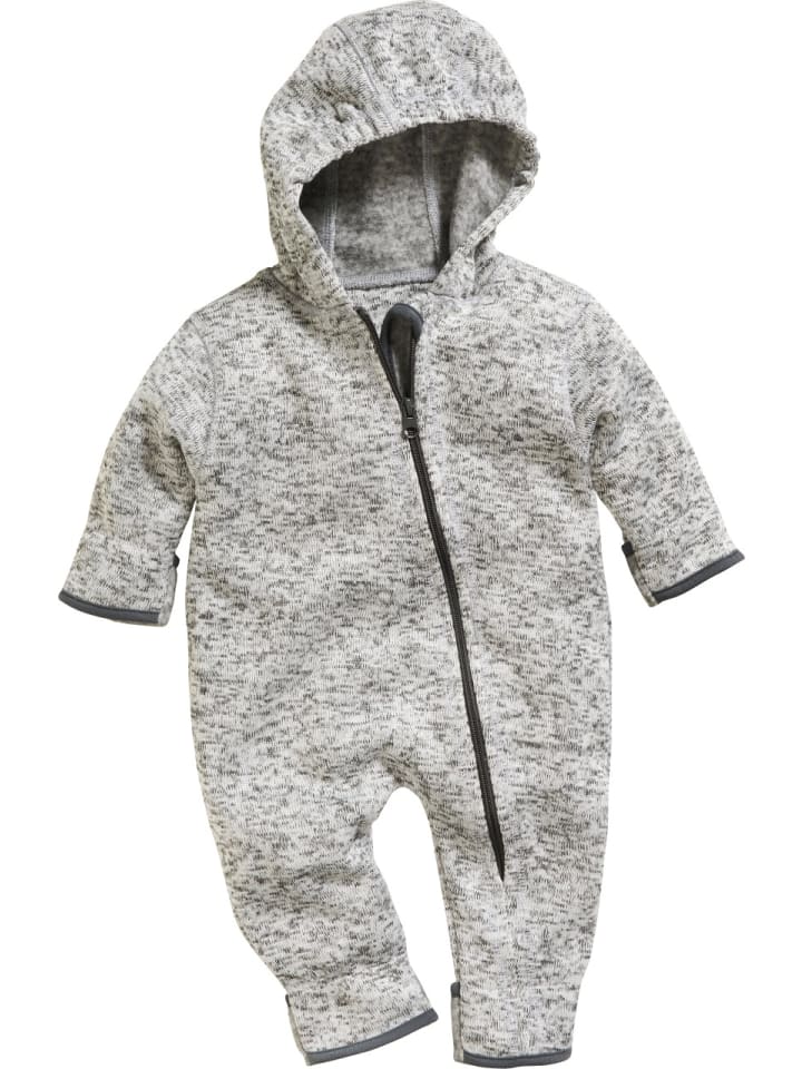 Playshoes Strickfleece-Overall in Grau günstig kaufen