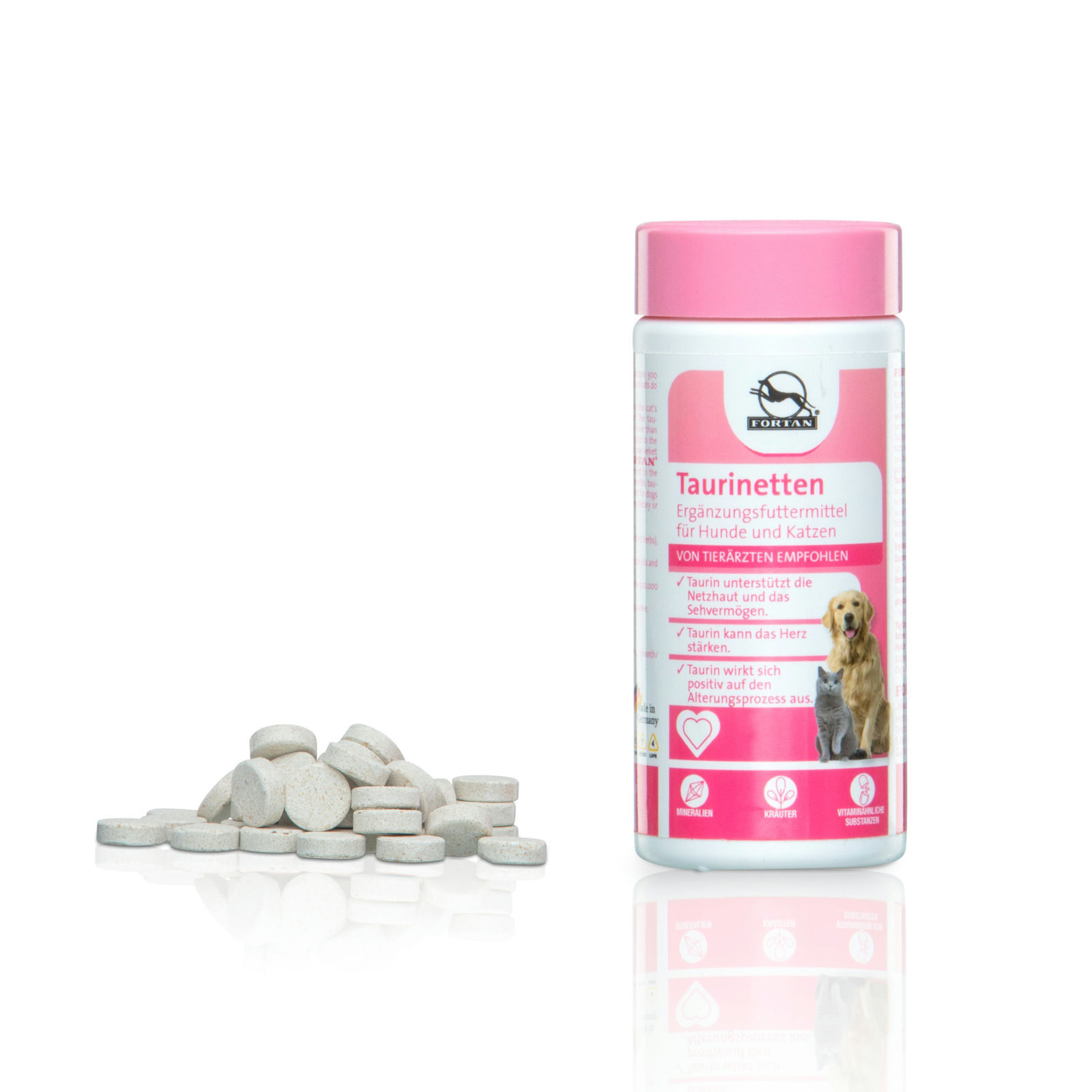 Fortan Ergänzungsfutter & Aufzucht Fortan Taurinetten Tabletten mit 300 mg Taurin 90 g
