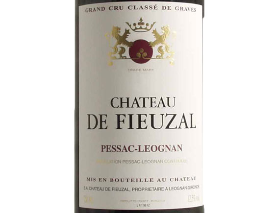 Château de Fieuzal Rouge 2012 Bordeaux Pessac-Léognan