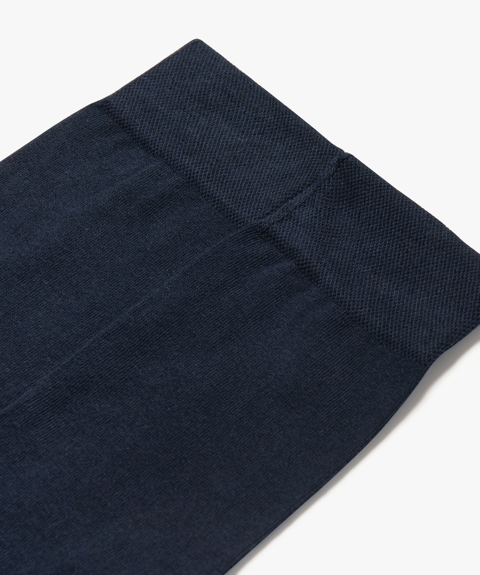 Chaussettes fines tige haute homme (lot de 2) marine | GEMO