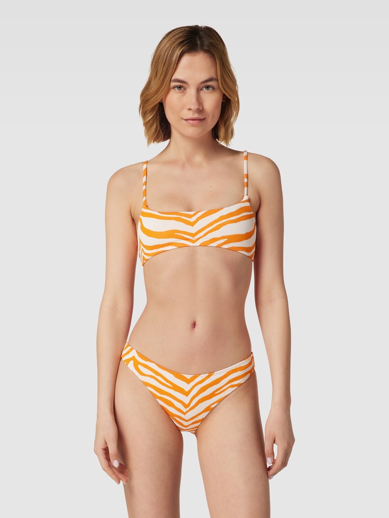 Bikini-Oberteil mit Spaghettiträgern Modell 'Zecora Ezra' in orange