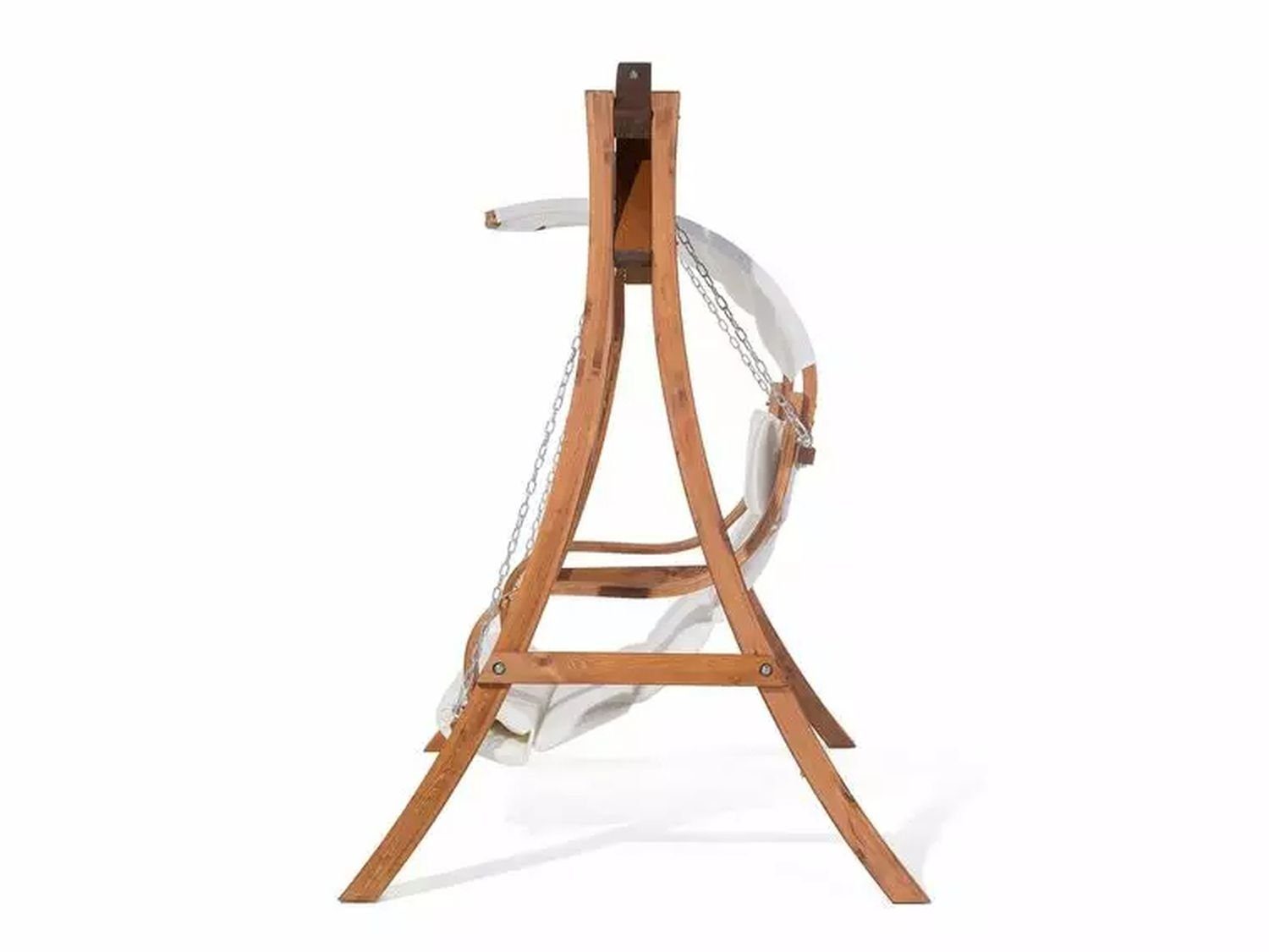 PureHaven Hollywoodschaukel Cabrera für 3 Personen 195x105x192 cm aus Lärchenholz, 3-Sitzer