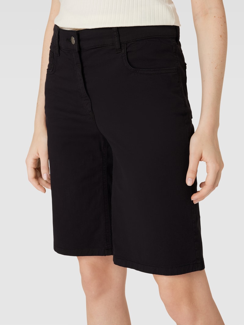 Bermudas im 5-Pocket-Design Modell 'CORA' in schwarz