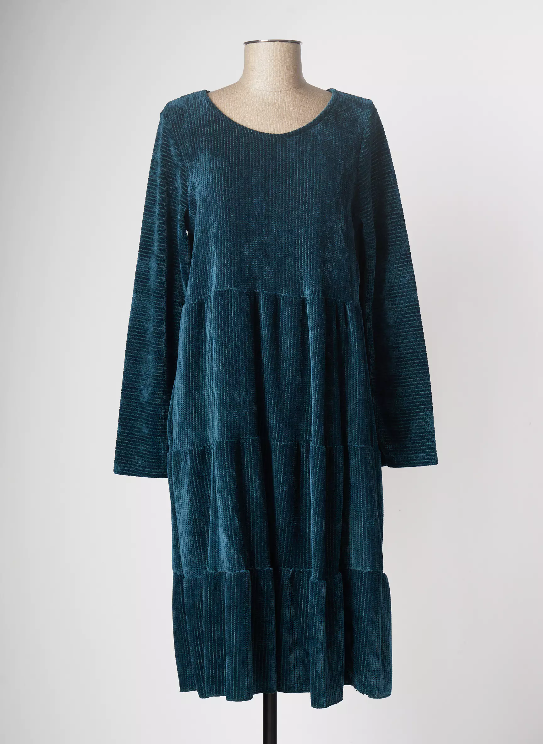 Couleurs Du Temps Robes Mi Longues Femme couleur vert
