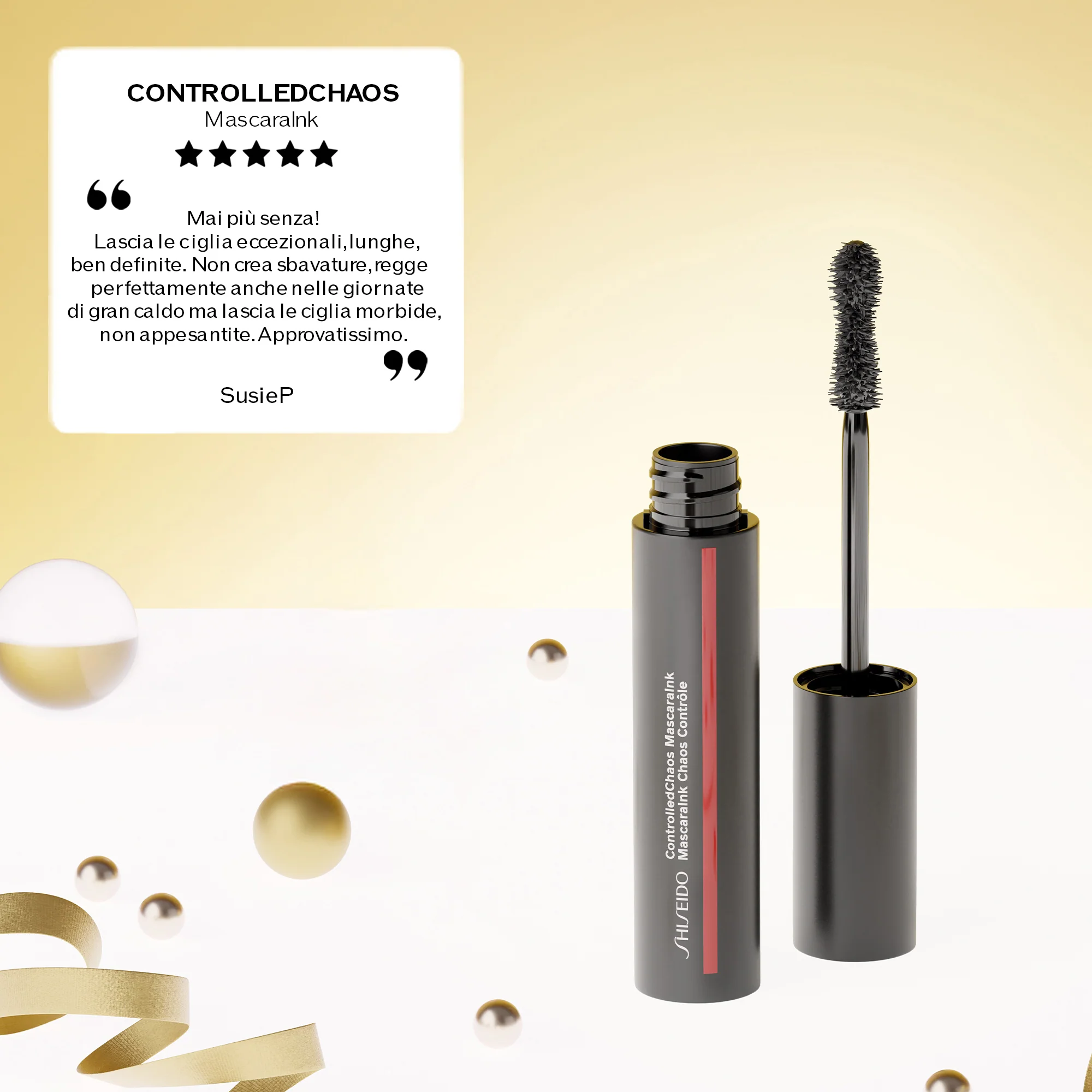 Akių tušo šventinis rinkinys - makiažo rinkinys, tušas