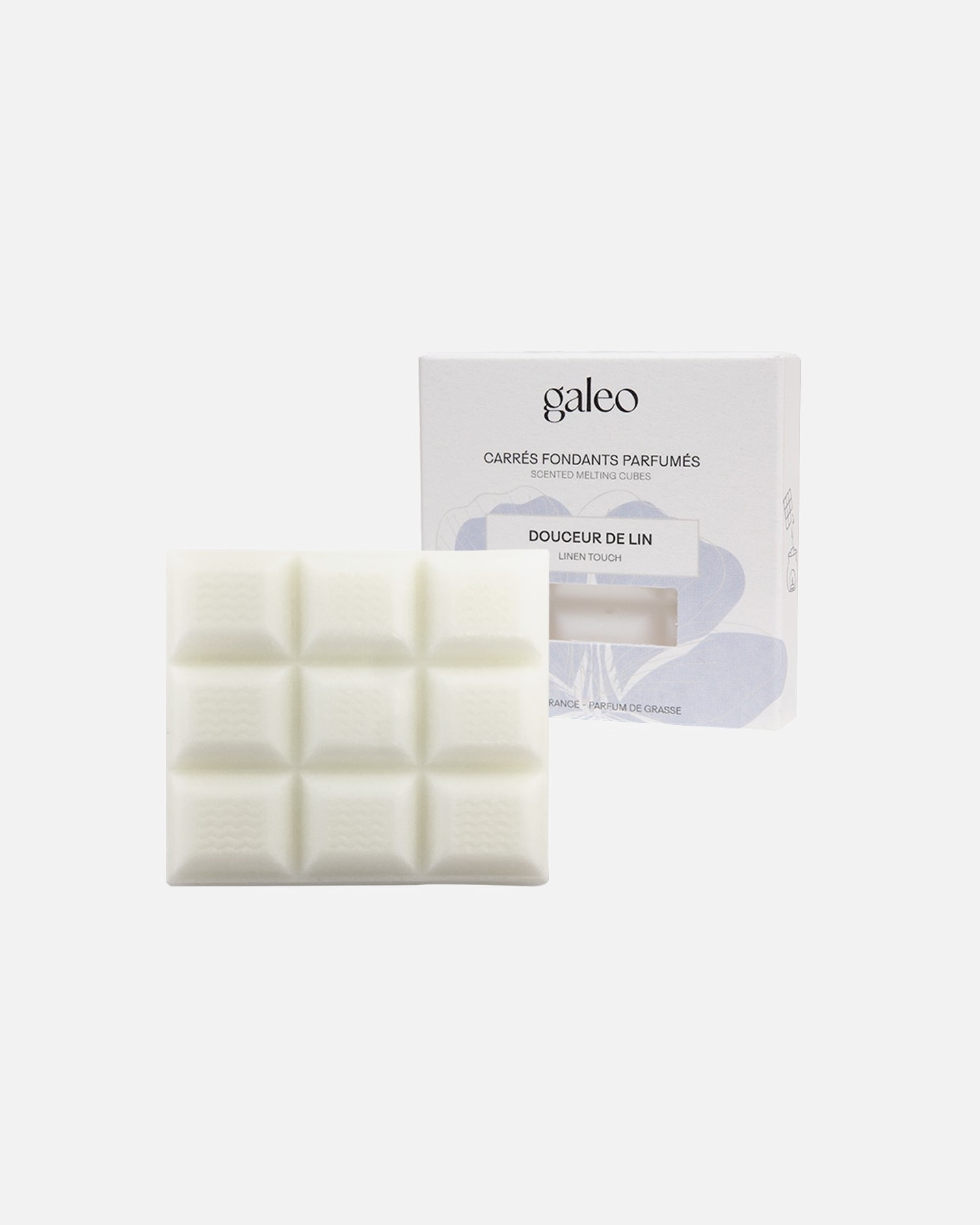 Galeo Pătrățele topite cu parfum de floare de in
