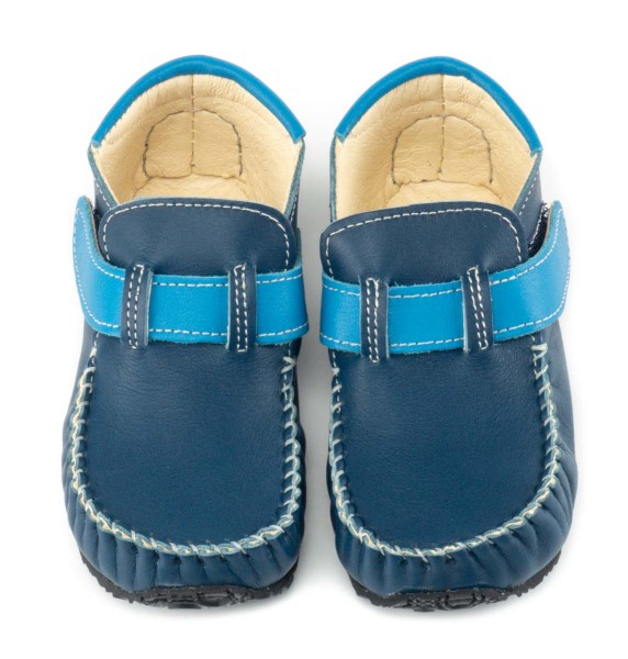 ZeaZoo ~ Mokassin Leo ~ hellblau/blau