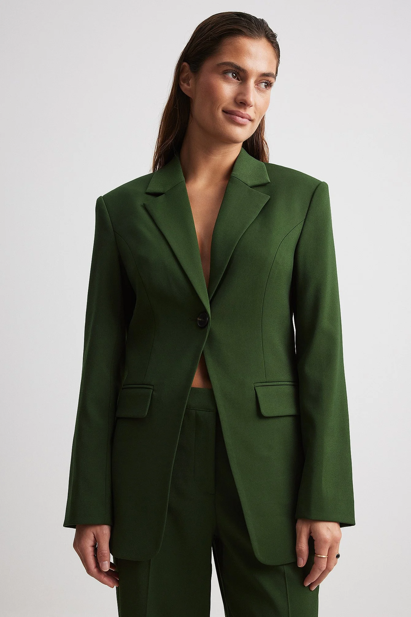 Taillierter Blazer mit einem Knopf