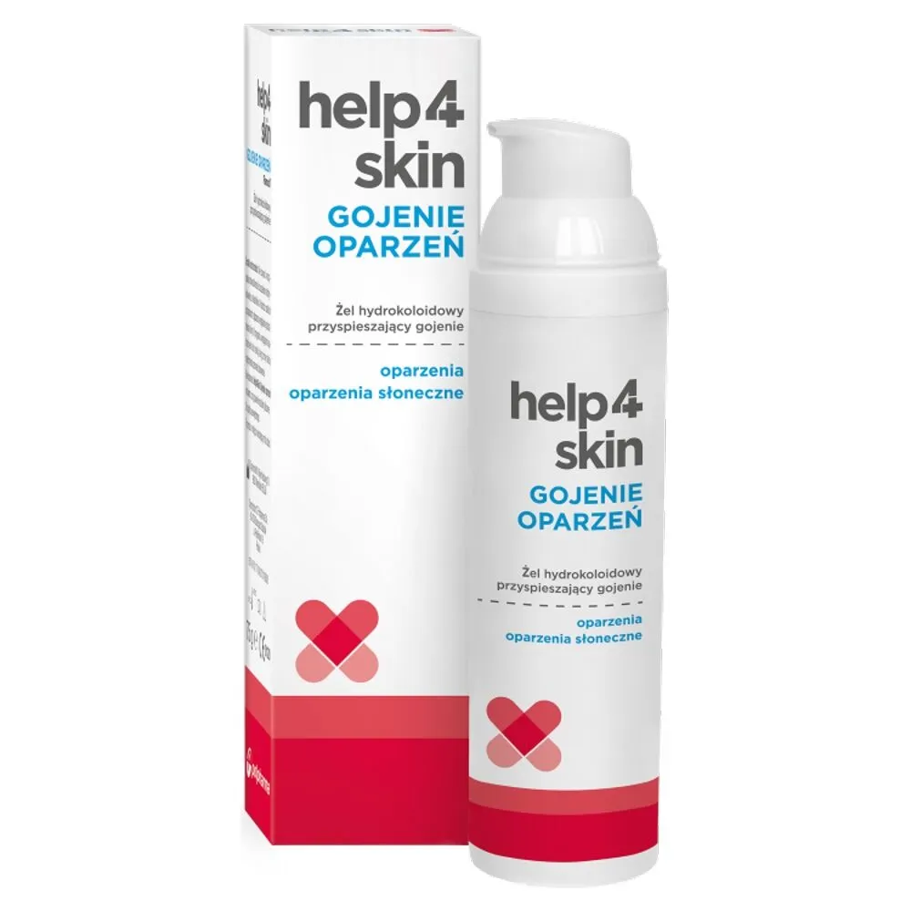 Help4Skin Επούλωση εγκαυμάτων, υδροκολλοειδές τζελ για επιτάχυνση της επούλωσης